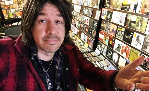 John Oszajca in Record Store