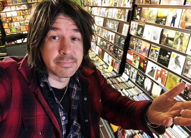 John Oszajca in Record Store